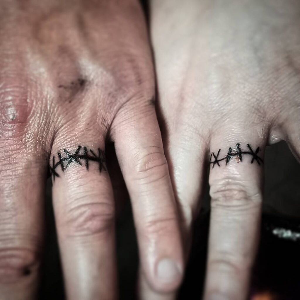 22 Most Alluring Wedding Ring Tattoos To Eternalise Your Love