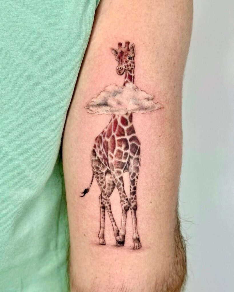 20 ideias de tatuagens de girafas mais bonitas e seus significados