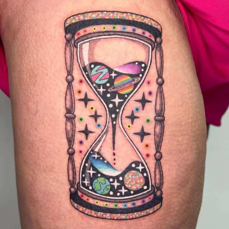 20 Captivating Hourglass Tattoos That Stand The Test Of Time