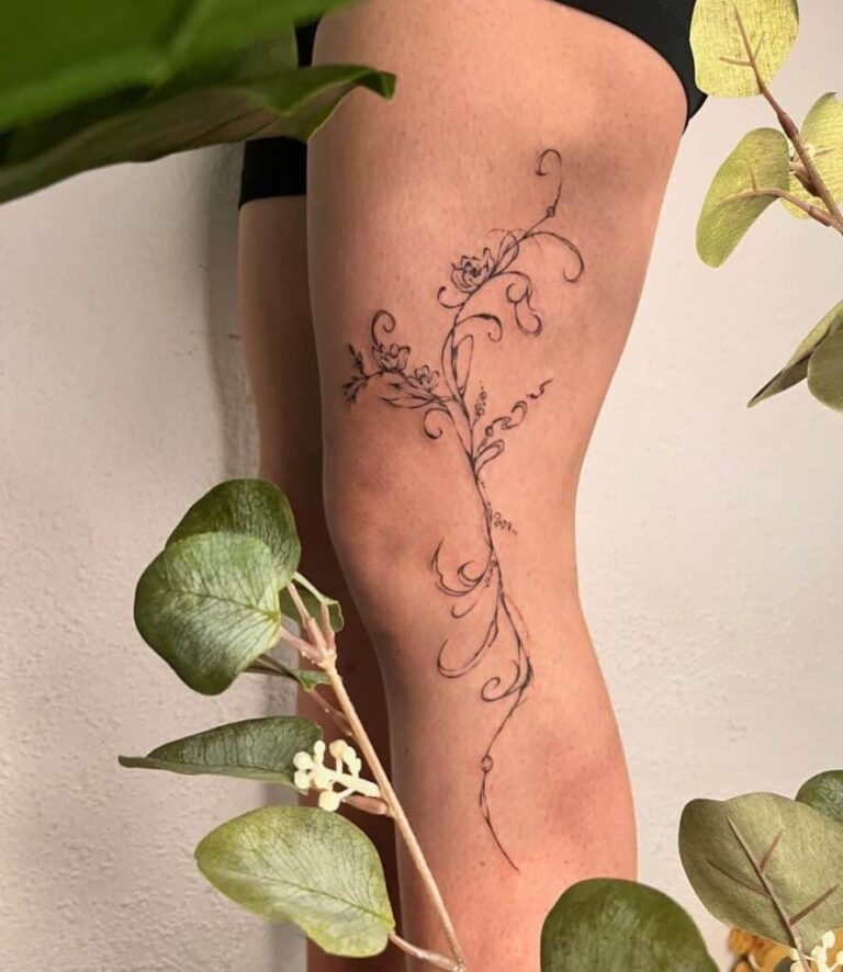 20 impresionantes ideas de tatuajes en la pierna para los amantes de la tinta