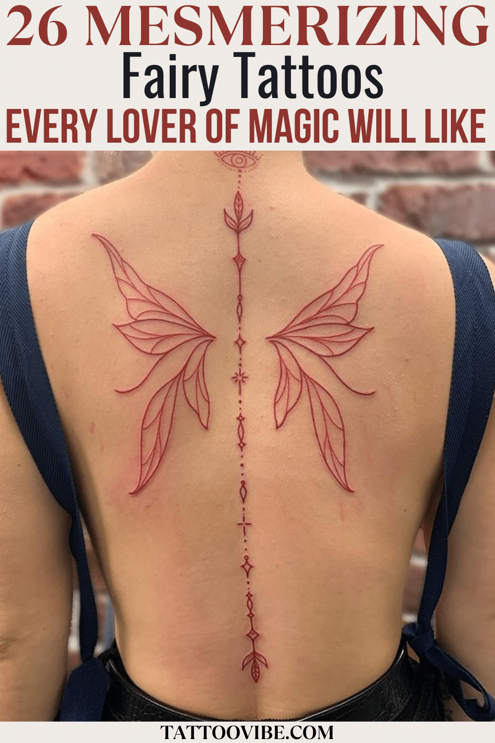 26 fascinantes tatuajes de hadas que gustarán a todos los amantes de la magia