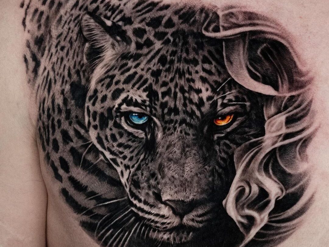 20 ideas de tatuajes de leopardo para llamar la atención