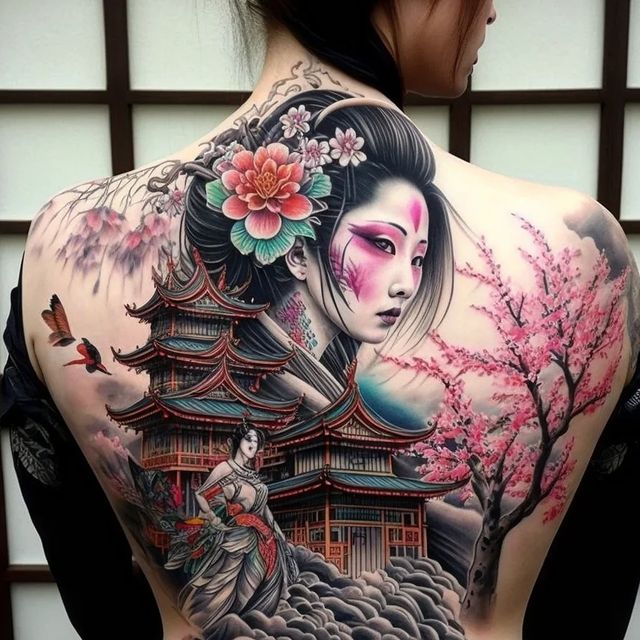 20 Beautiful Geisha Tattoos To Awake Power Within You